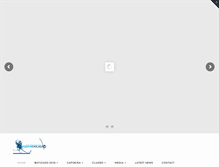 Tablet Screenshot of capoeiraevolucao.com